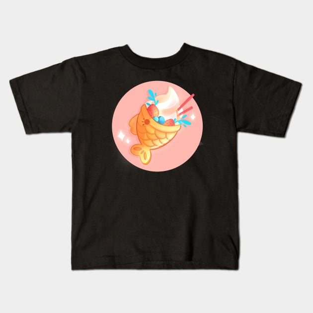 Taiyaki Kids T-Shirt by nic_ochoa